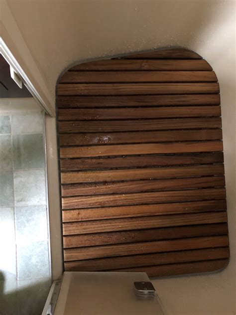 Custom Teak Shower Mat | Interlocking Mat | Teakworks4u