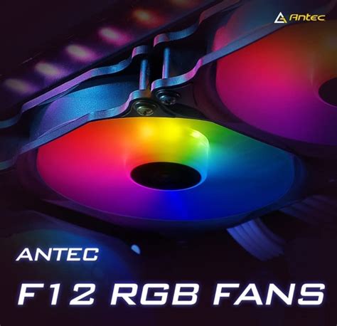 Antec F12 RGB 120mm Case Fan RGB High Performance 4 Pin RGB 1000 RPM