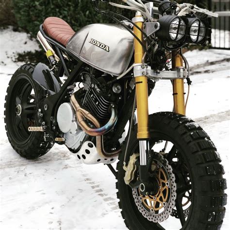 Honda Xl Scrambler Custom Custom Caferacer Scrambler Shedbuild