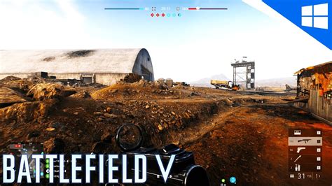 Battlefield 5 Aerodrome Conquest Gameplay Ultra High Graphics 2k 60fps Youtube