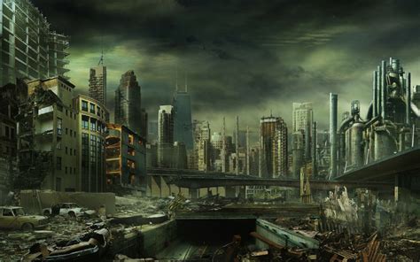 Sci Fi Post Apocalyptic Wallpaper Post Apocalyptic City Post