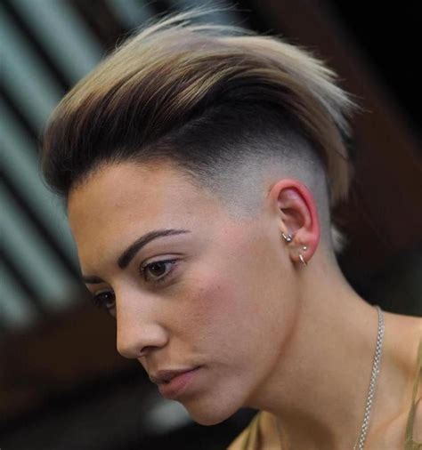 Awasome Shaved Sides Haircut Female 2022 Nino Alex