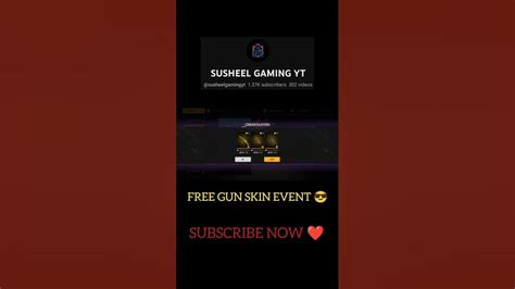 😎free Fire Today ⚡new Free Gun🔥sikn Event🤯shorts Shortvideo Gaming