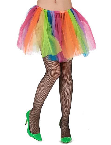 Regenbogen Tutu T Ll Rock Petticoat Bunt G Nstige Faschings