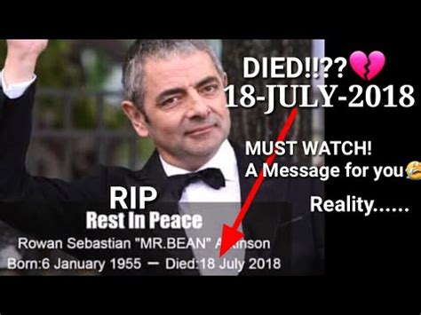 Mr Bean Rowan Atkinson Death