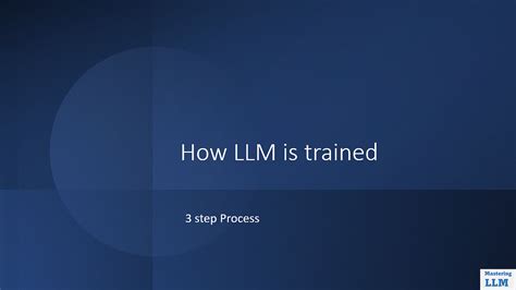 Llm Training A Simple 3 Step Guide You Wont Find Anywhere Else By