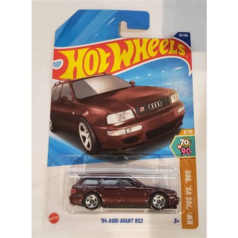 Hot Wheels 70s VS 90s 94 Audi Avant RS2 Universo Hot Wheels