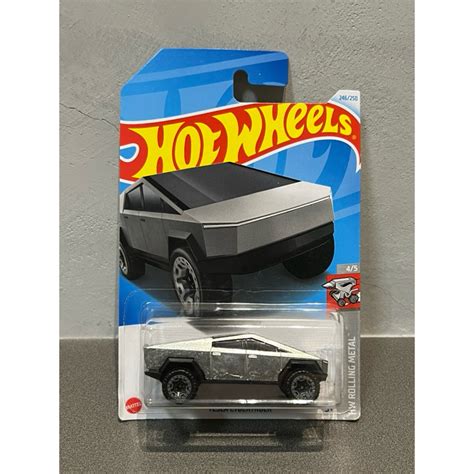 特斯拉 Hot Wheels 風火輪 Tesla Cybertruck 特斯拉 HW Rolling Metal 蝦皮購物