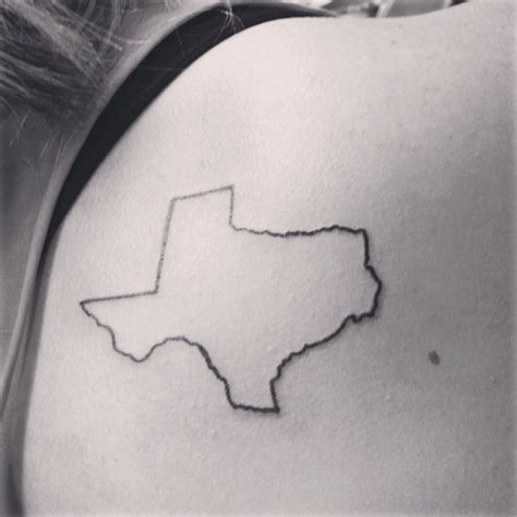 texas state tattoo outline - Kelle Tharp