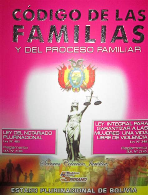 C Digo De Familias Y Del Proceso Familiar Estado Plurinacional