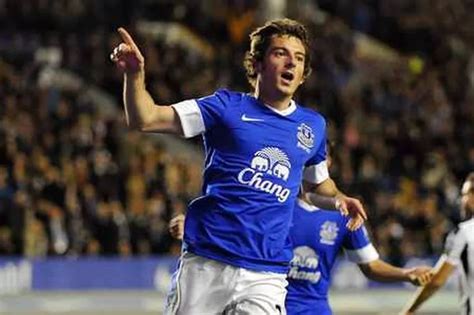 Everton Fc S Leighton Baines Dedicates His Goal Against Newcastle To