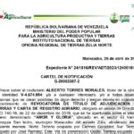 Inti Cartel De Notificaci N De Revocatoria A Alberto Torres Morales