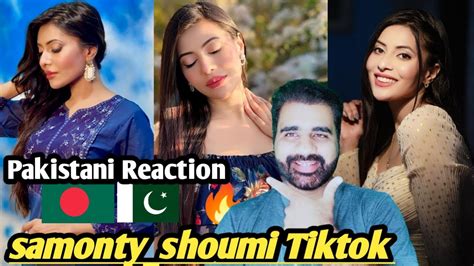 Pakistani Reacts On Bangladesh Samonty Shoumi Tik Tok Videos Nabeel