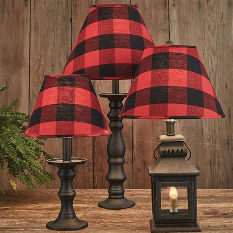 Rustic Buffalo Check 10 Lamp Shade Ozark Cabin Décor Llc Ozark