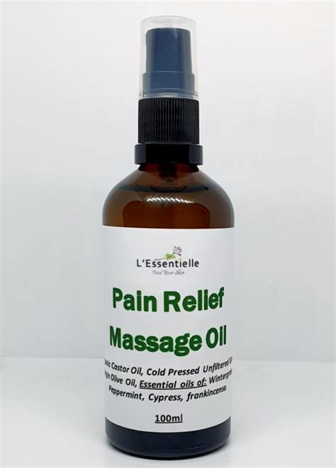 Massage Oil For Pain Relief 100ml L Essentielle