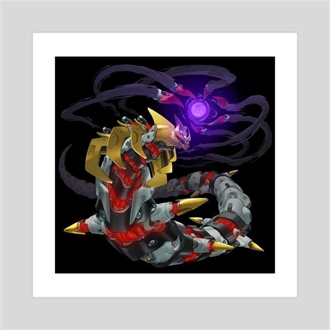 Mecha Giratina An Art Print By Guillem Ferrer Inprnt