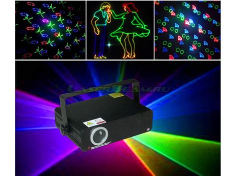 Анимационный лазерный 3D проектор PartyMaker RGB300SD купить, цена в ShoWay