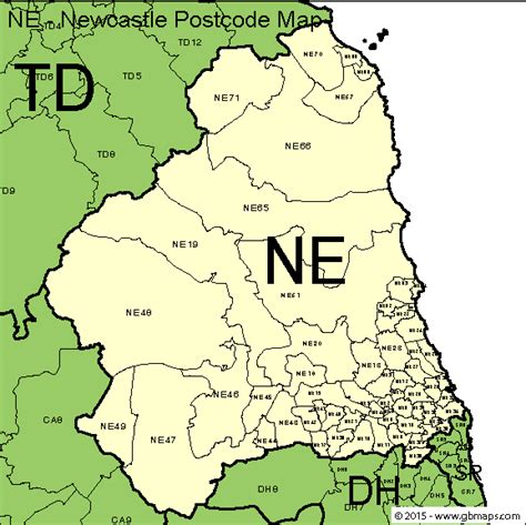 Newcastle Map