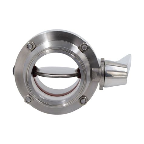 Stainless Steel Tri Clover Butterfly Valve Squeeze Trigger 3 Tc Canuck Homebrew Supply