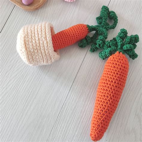 Crochet Carrot Free Pattern Fosbas Designs