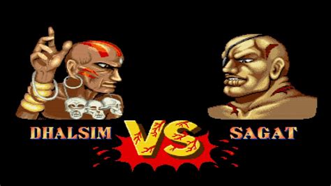 Dhalsim Vs Sagat Hardest Street Fighter 2 The World Warrior 1991