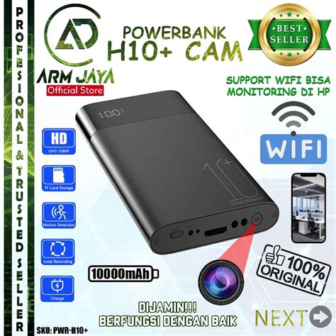 Jual Ip Camera Wifi Powerbank H Full Hd P Baterai Mah Spy