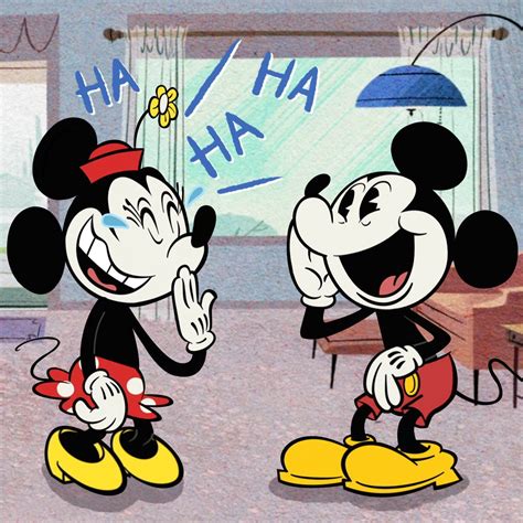 Cartoon Mickey And Minnie Mouse Lol Greeting Mickey Minnie Mouse