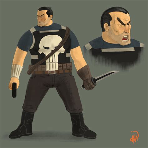 Punisher Redesign By Dionbello On Deviantart