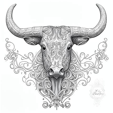 Longhorn Coloring Pages