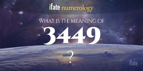 Number The Meaning of the Number 3449