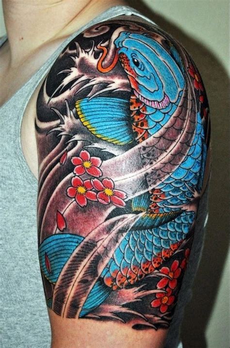 Irezumi Ou Le Tatouage Japonais Traditionnel Menstattoo Koi Tattoo