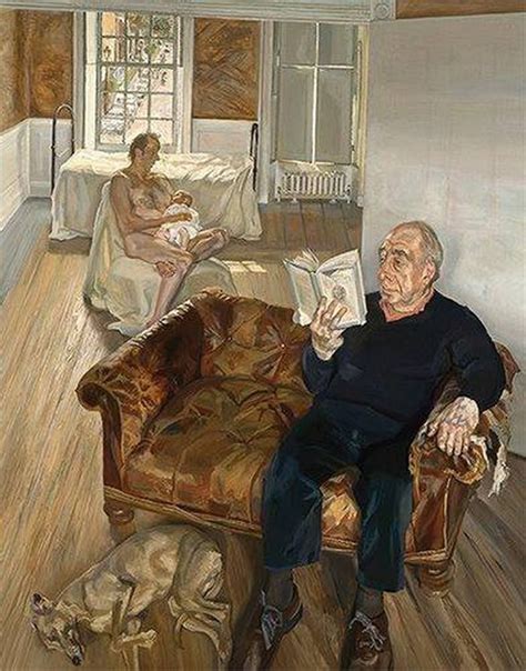 Lucian Freud British 1922 2011 Large Interior Notting Hill 1998