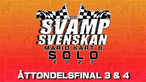 MARIO KART 8 TURNERING Åttondelsfinal 3 4 Livestream 2023 03 23