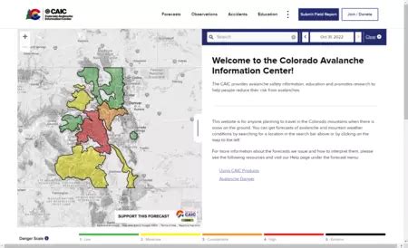 The Colorado Avalanche Information Center Launches a New Website ...