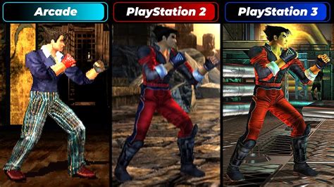 Tekken Tag Tournament Ps Ps Arcade Graphics Comparison Youtube