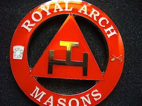 York Rite Masonic Royal Arch Mason Heavy Alloy Car Emblem Etsy