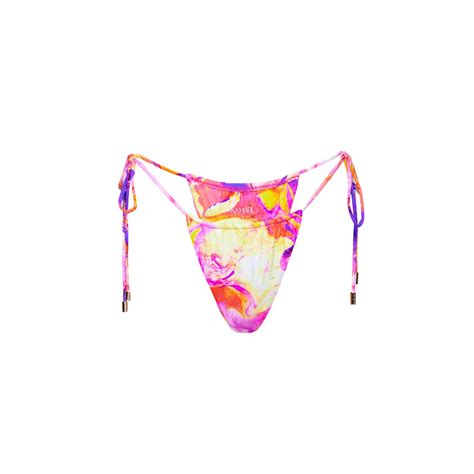 Capri String Tie Bikini Bottom Kamari Swim Wolf Badger