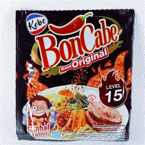 Jual Kobe Bon Cabe Level Sambal Tabur Rasa Original Sachet Gram