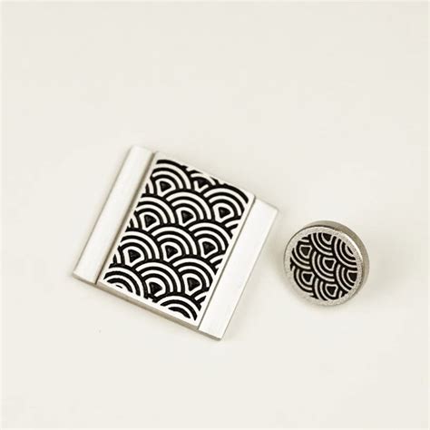 Japanese Waves Shutter Release Button And Hot Shoe Cover Set For Fujifilm Leica Sony Canon