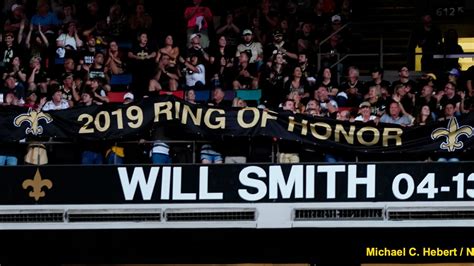 Photos: Will Smith Ring of Honor Ceremony | Saints-Buccaneers Week 5 2019