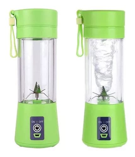 Mini Licuadora Port Til Cuchillas Carga Usb Vaso Ml En Venta En