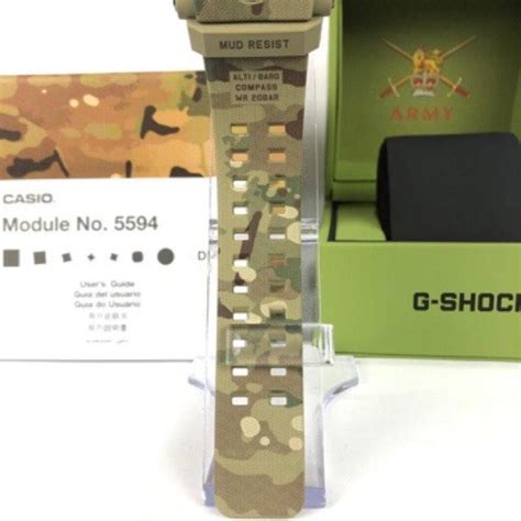 Limited Edition Casio G Shock British Army Mudmaster GG B100BA 1A From