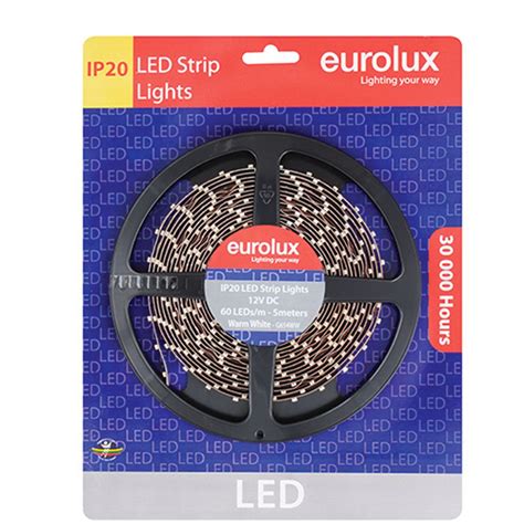 LED Strip 5m 4.8W/m Warm White IP20 | Shop Today. Get it Tomorrow ...