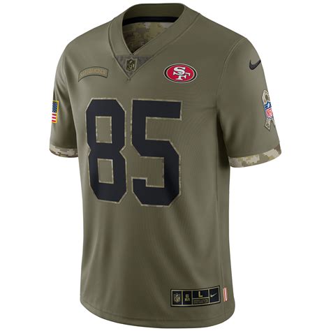 Mens San Francisco 49ers Nike Olive 2022 Salute To Service Limited Jersey