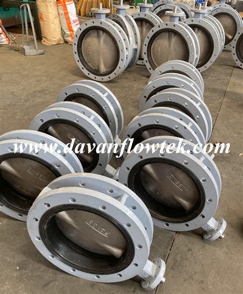 Dn Pn Gear Flanged Butterfly Valve Wcb Butterfly Valve Epdm