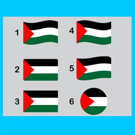 Jual Sticker Bendera Palestina Stiker Palestine Flag Cutting Custom