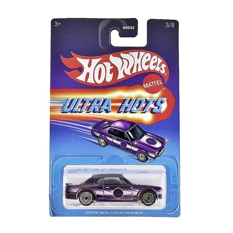 Miniatura Carro Nissan Skyline H T 2000GT X Ultra Hots 7 5 Cm Hot