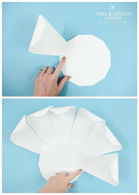 Giant Peony Paper Flower Tutorial Abbi Kirsten Collections Paper