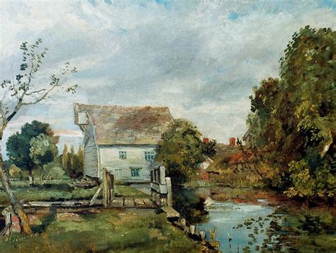 Mill By The River Stour John Constable