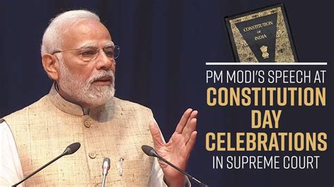 Pm Modi S Speech At Constitution Day Celebrations In Supreme Court